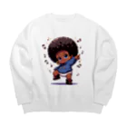 Baby-BのBaby-Ｂ Big Crew Neck Sweatshirt