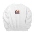 アミュペンの夢の中に迷い込んだかのようなミュージカル Big Crew Neck Sweatshirt