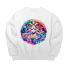 トトベス(T∴B∴M∴)🕊️の牧神パーンに奉献する清廉な山羊姫🐐 Big Crew Neck Sweatshirt