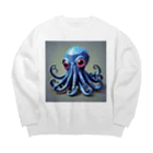 asuto_20のローポリ風タコ Big Crew Neck Sweatshirt