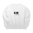 MIKA33のけんばんくんPIANO CLASS Big Crew Neck Sweatshirt