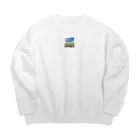 nakao08の穏やか Big Crew Neck Sweatshirt