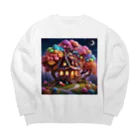 piasのオリジナルグッズアイテム通販の夢のようなお菓子の家 Big Crew Neck Sweatshirt