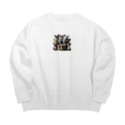 asaka17のﾗｼﾞｪﾄ Big Crew Neck Sweatshirt