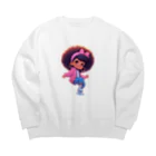 Baby-BのBaby-Ｂ Big Crew Neck Sweatshirt