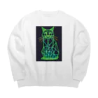 designinglab-itemsのMyaoneon（ミャオネオン） ネオ大将 Big Crew Neck Sweatshirt