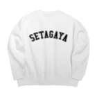 せたが屋さんの世田谷Tシャツ　ブラックロゴ(setagaya item) ビッグシルエットスウェット