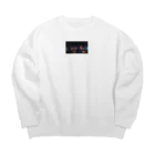 ADOのパソコン作業の女性 Big Crew Neck Sweatshirt