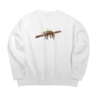 hisakonのチルするアライグマ君 Big Crew Neck Sweatshirt