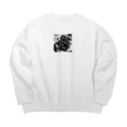 namidamakiのライダー侍 Big Crew Neck Sweatshirt