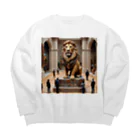 hono想(そう)イタグレ日記のようこそ美術館へ Big Crew Neck Sweatshirt