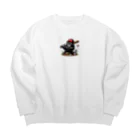 namidamakiの野球ごり Big Crew Neck Sweatshirt