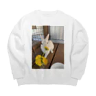 attuiのやんちゃなラッキー Big Crew Neck Sweatshirt