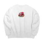 jojo-のタンクローリー Big Crew Neck Sweatshirt