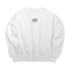 淡路梅薫堂のお盆のご馳走 Big Crew Neck Sweatshirt