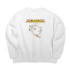 ぺんぎん24の棚からぼた猫(カラー-デンッ!無し) Big Crew Neck Sweatshirt