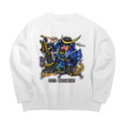 freehandの伊達　政宗 Big Crew Neck Sweatshirt