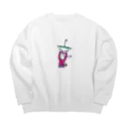 _miyaの幼き欲望のままに女児 Big Crew Neck Sweatshirt