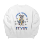 ivybloonの美意識高めのシュナウザー Big Crew Neck Sweatshirt