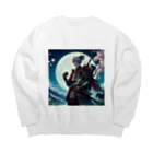 Mr_GeishaのYoung samurai Big Crew Neck Sweatshirt