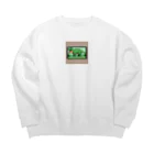 OTIRUBUTUBUTUのインテリアザウルス Big Crew Neck Sweatshirt