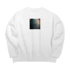 OTIRUBUTUBUTUの雨とぶつぶつ Big Crew Neck Sweatshirt