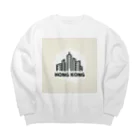 aoharu2005の香港 Big Crew Neck Sweatshirt