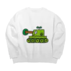 キャレンダーのピースくん Big Crew Neck Sweatshirt