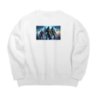 Animal_hero-457_AsukaYamamotoの立派なゴリラ Big Crew Neck Sweatshirt