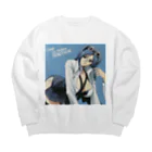 jhoneのGLAMOUR WOMAN Big Crew Neck Sweatshirt