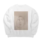 sununagiの名もなきおじさん Big Crew Neck Sweatshirt