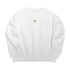 saoc11039の土星 Big Crew Neck Sweatshirt