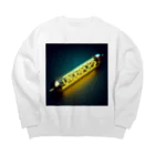 UnderpopSのUnderpopS　ロゴ　ネオン管 Big Crew Neck Sweatshirt