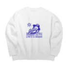 MelonpalanのびーちManのグッズ Big Crew Neck Sweatshirt