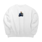 kemono-friendのネコライダー Big Crew Neck Sweatshirt