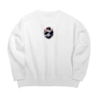 kemono-friendのネコキング Big Crew Neck Sweatshirt