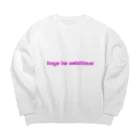 td_clucthの少年よ大志を抱け Big Crew Neck Sweatshirt