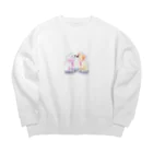 TMRのLove Dog Big Crew Neck Sweatshirt