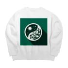 Qten369の地球を守ろう Big Crew Neck Sweatshirt