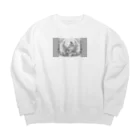 -DAHLIA-のマリティナ Big Crew Neck Sweatshirt