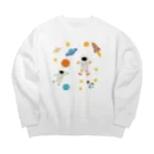 りえのぶらり宇宙旅 Big Crew Neck Sweatshirt