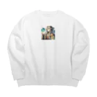 aaammmamのエルフ　イケオジ　魔法使い Big Crew Neck Sweatshirt