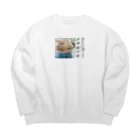 ニゴ猫　shopの貴方が思うよりメタボです Big Crew Neck Sweatshirt