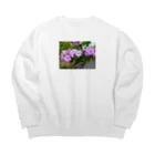 終わらない夢🌈の実写シリーズ【初夏の美しい花🌸】 Big Crew Neck Sweatshirt