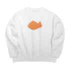 てんしんはんのたいやきくん Big Crew Neck Sweatshirt