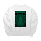 Noedewamaiの夜のコンクリート Big Crew Neck Sweatshirt