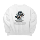 MINE Design-WorksのCat Jockey Big Crew Neck Sweatshirt