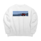 キャのゴルフな車 Big Crew Neck Sweatshirt