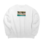 Lofi LoungeのHawaiian Beach Big Crew Neck Sweatshirt