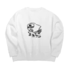 カリツォーの半魚忍 Big Crew Neck Sweatshirt